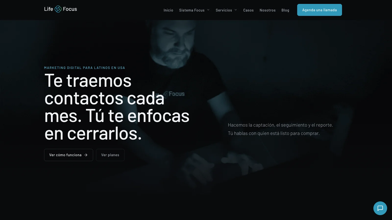 Captura del sitio lifefocus.agency